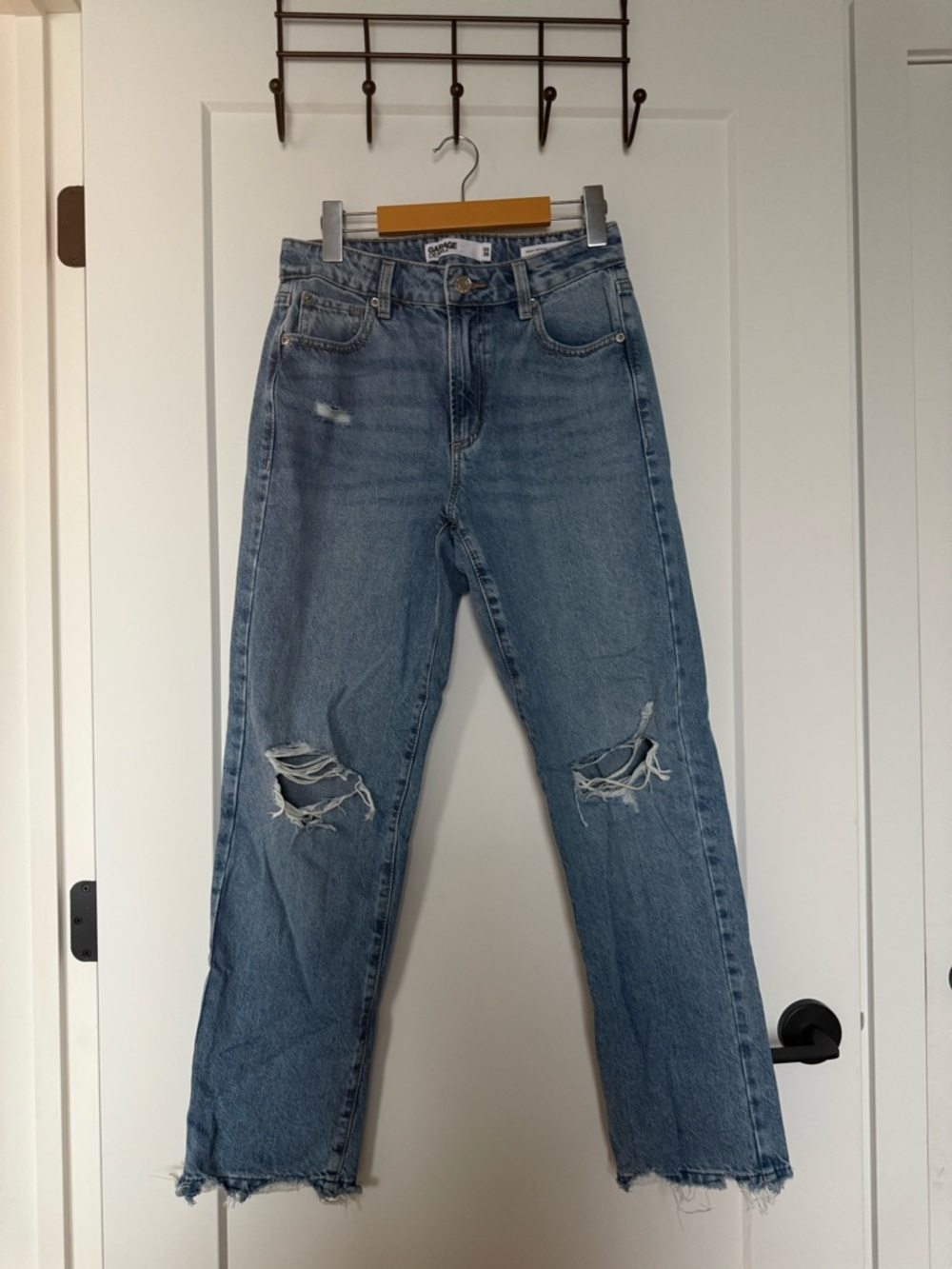 Garage High-Rise Vintage Straight Women’s Jeans - Light Blue